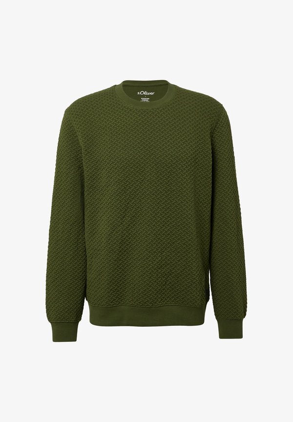s.Oliver Sweatshirt - olivgrün