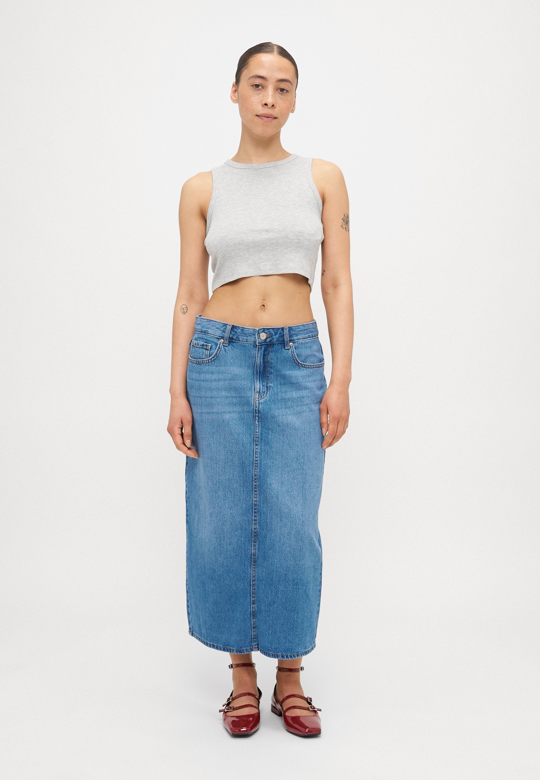 ONLY Petite ONLLUMI MIDI BACK SLIT SKIRT