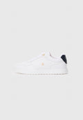 Tommy Hilfiger TH MONOGRAM PLAQUE LEATHER TRAINERS - Trainers - white