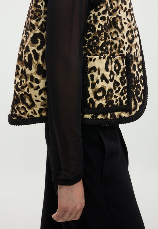 Sister Jane WARD LEOPARD VEST UNISEX