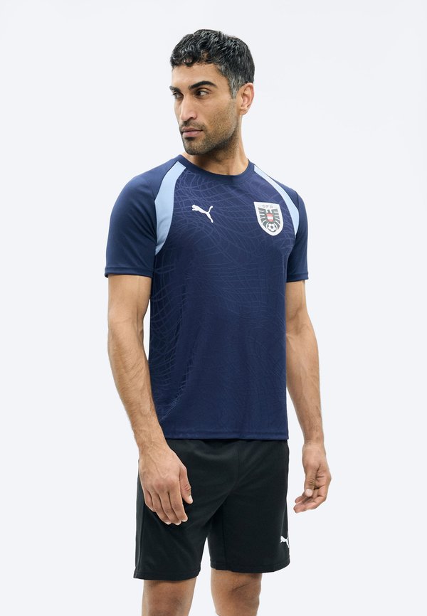 Puma AUSTRIA ÖFB TRAINING  - National team wear - navy/filtered ash