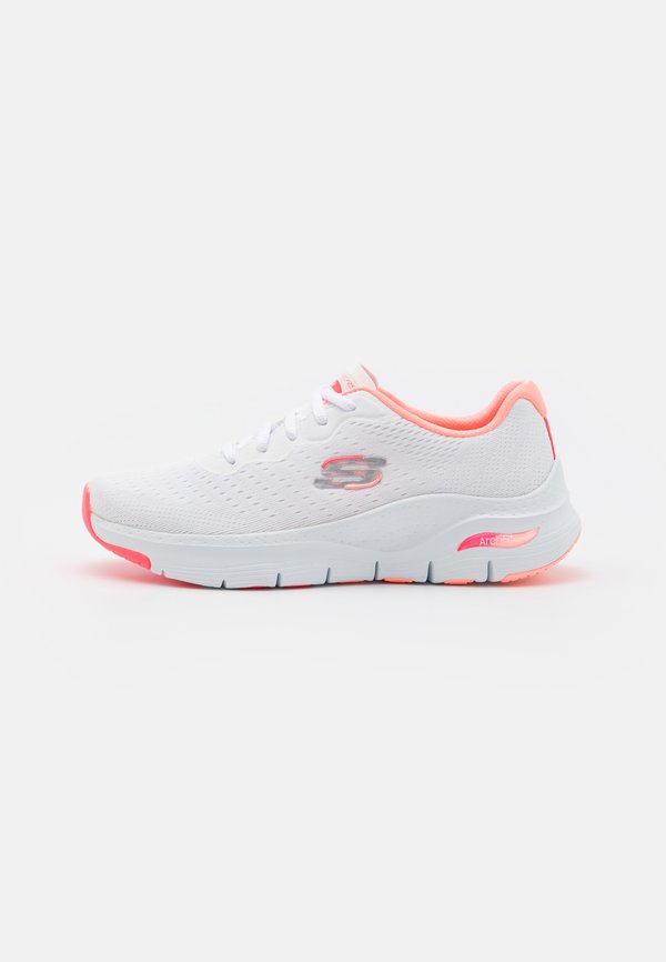 Skechers ARCH FIT - Trainers - white/pink