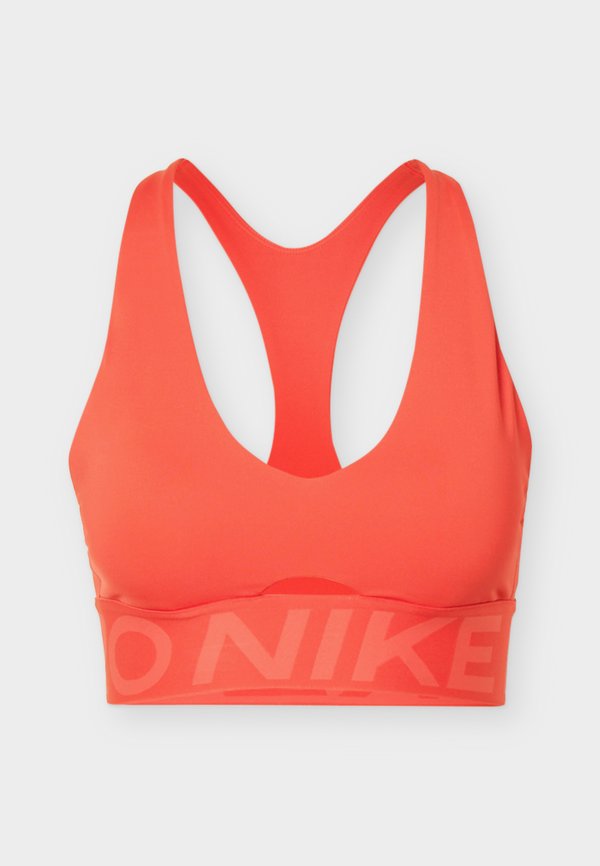 Nike Performance SCULPT BRA - Medium support sports bra - light crimson/ember glow/white