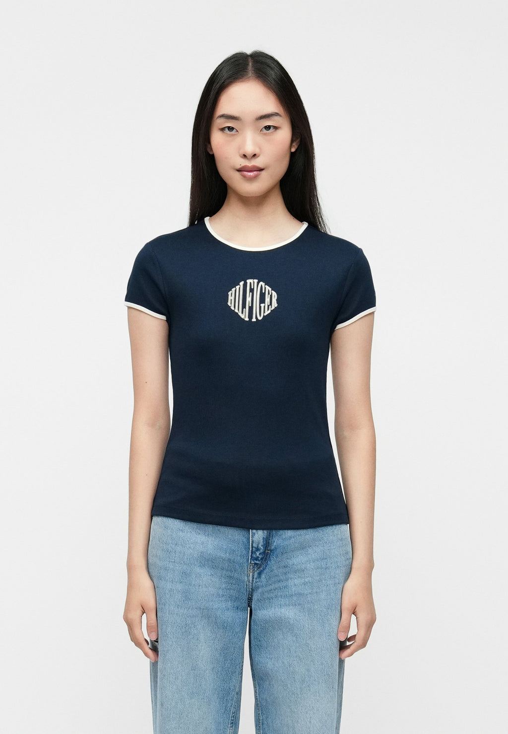 LOGO SLIM RINGER T-SHIRT Media 3