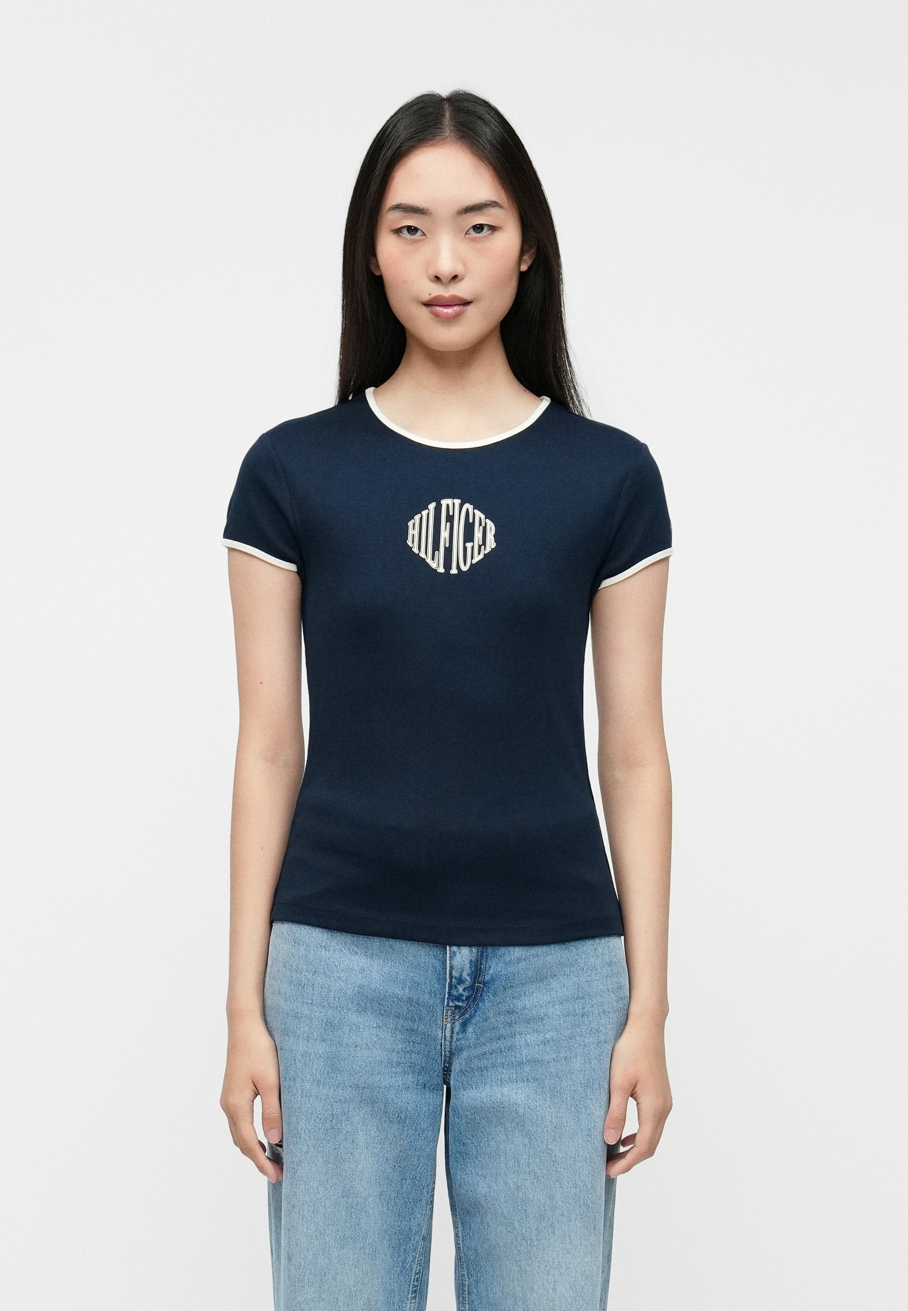 LOGO SLIM RINGER T-SHIRT Media 3