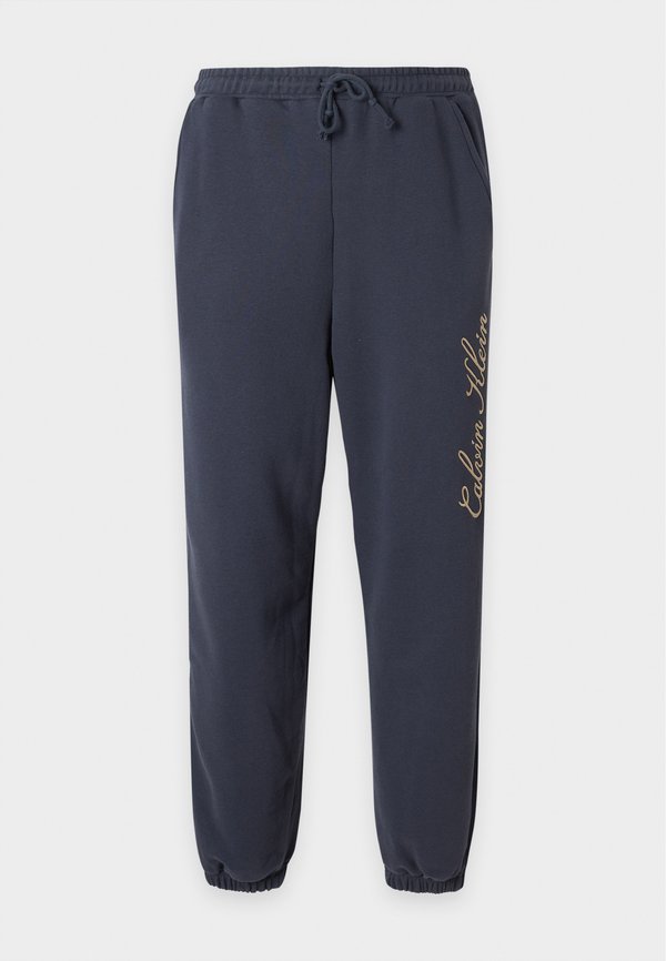 Calvin Klein Underwear SCRIPT - Pyjama bottoms - blue nights