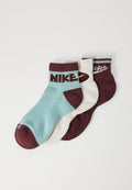 Nike Performance UNISEX 3 PACK - Sports socks - burgundy crush/cannon/ light khaki