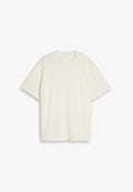 TOM TAILOR PLUS STRUCTURED T-SHIRT - Basic T-shirt - gardenia white