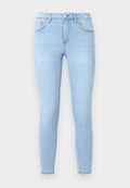 Vero Moda Petite VMTANYA PIPING - Jeans Skinny Fit - light blue denim