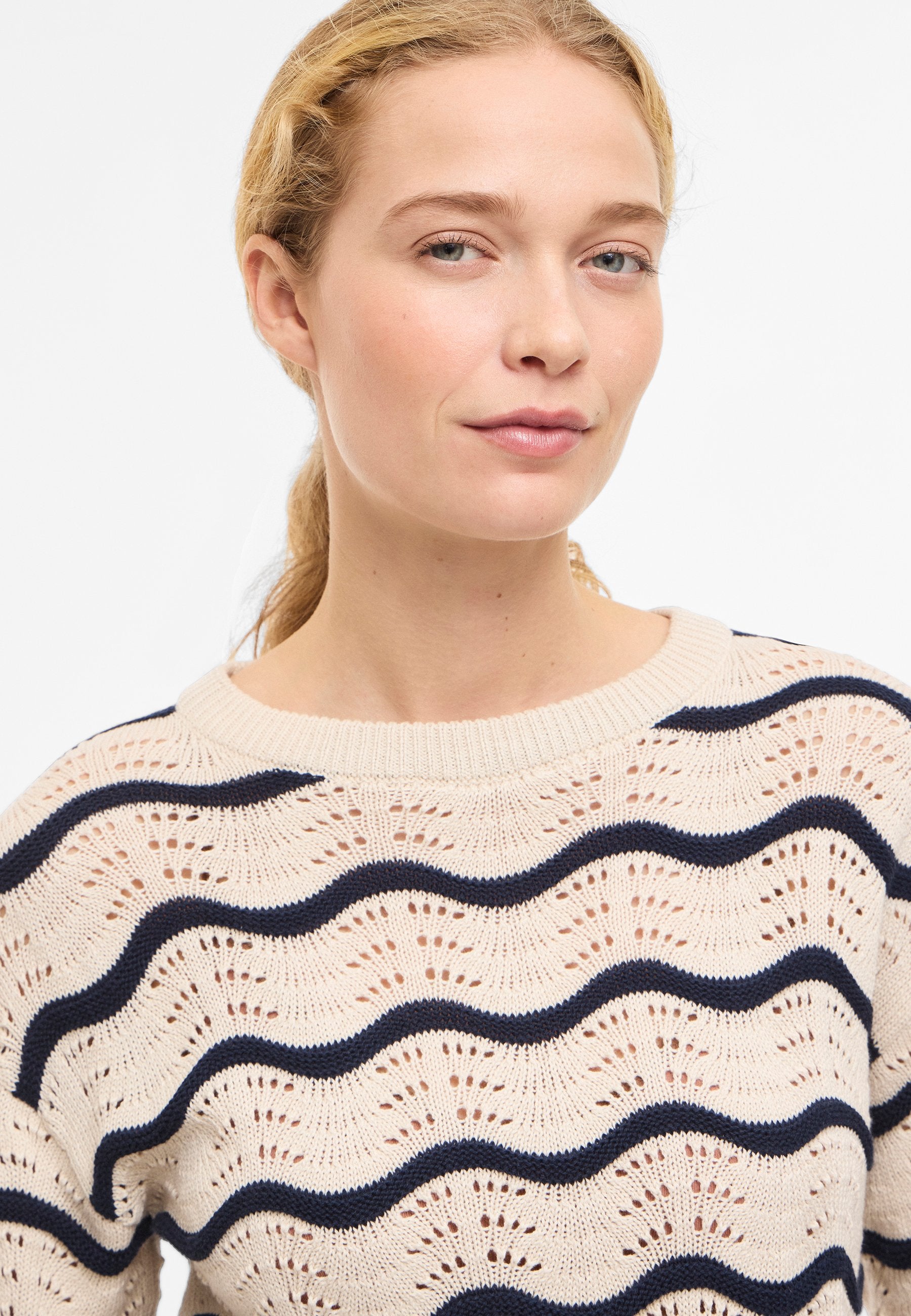VILA Knitted VIWAVE Round neck