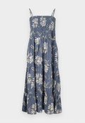 ONLY ONLZELINA Midi - Day dress - vintage indigo