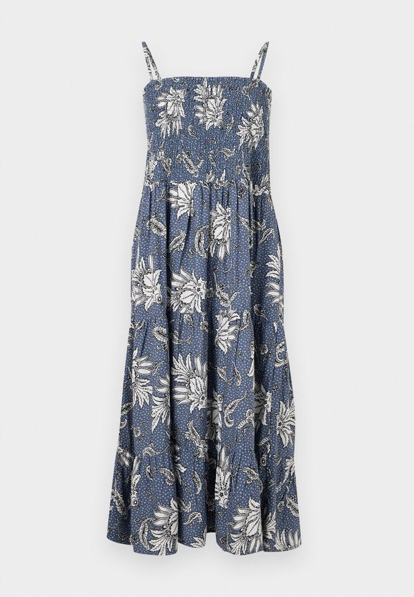 ONLY ONLZELINA Midi - Day dress - vintage indigo