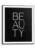 Orange Wallz BEAUTY TYPO BLACK