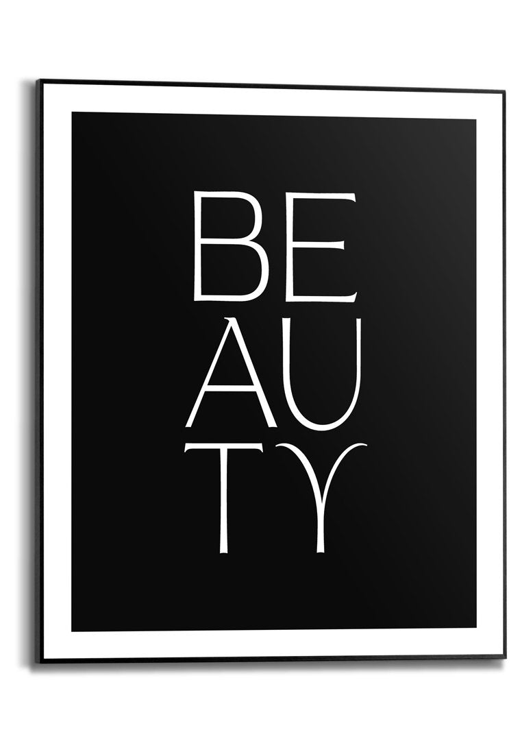 Orange Wallz BEAUTY TYPO BLACK