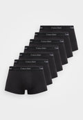 Calvin Klein Underwear LOW RISE ICON 7 PACK - Trunks - black