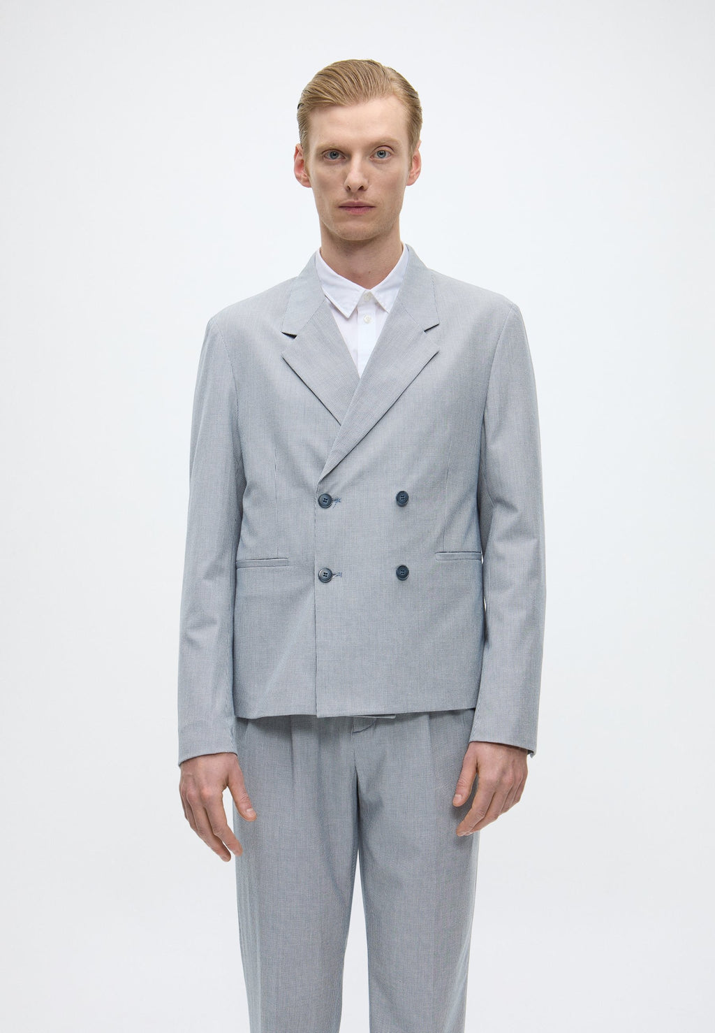 MICRO HOUNDTOOTH SUIT CROPPED Media 4