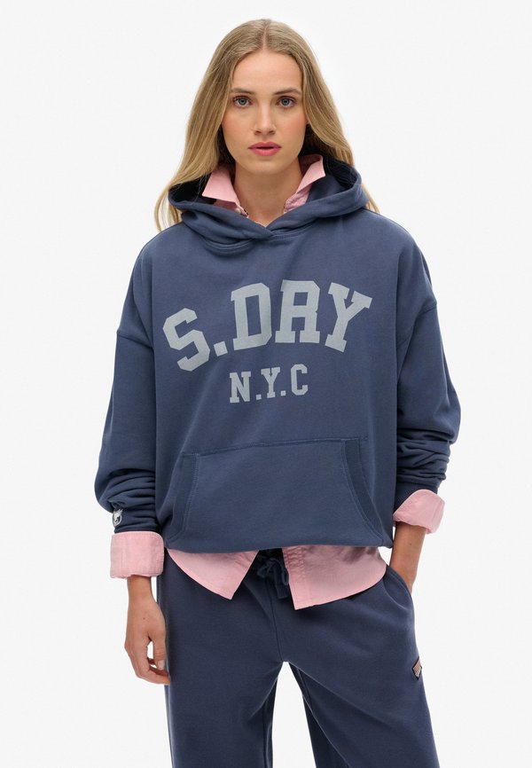 Superdry & Co ATHLETIC ESSENTIALS - Hoodie - mariner navy