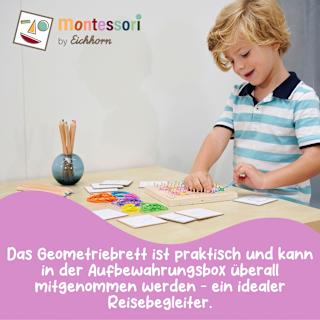 Geometriebrett Montessori Eichhorn