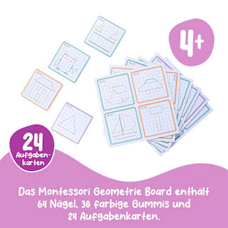 Geometriebrett Montessori Eichhorn