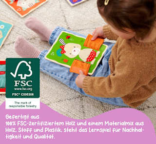 Lernbretter Holz + Stoff   Eichhorn