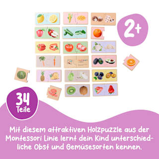 Puzzle Montessori Eichhorn