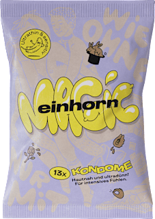 Kondome Magic ultradünn, Breite 53 mm  einhorn
