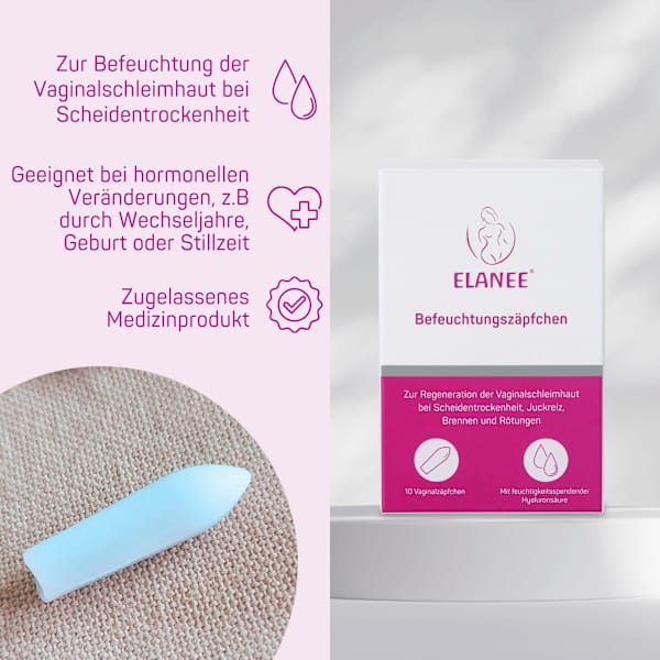 Befeuchtungszäpfchen Elanee