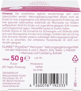 PhytoElan Mannose+ Elanee