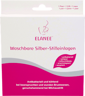 Stilleinlagen Silber waschbar Elanee