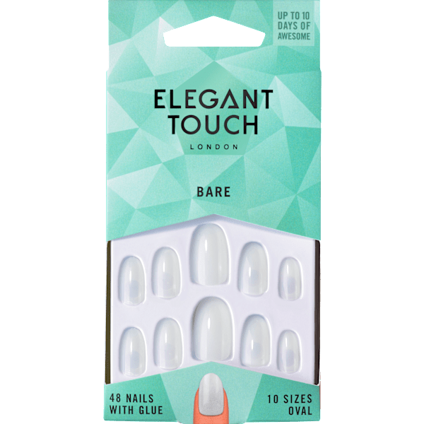 Künstliche Nägel Bare Oval Elegant Touch