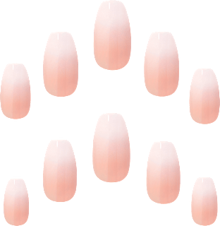 Künstliche Nägel French Acrylic No. 2 Coffin Elegant Touch