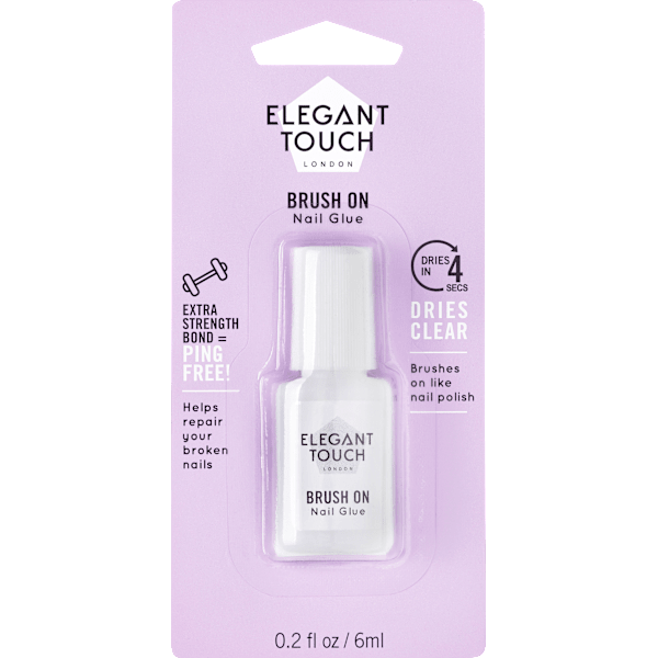 Nagelkleber Brush On Nail Glue Elegant Touch