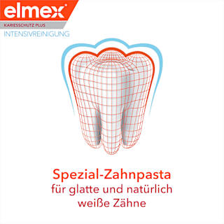 Zahnpasta Kariesschutz Plus, Intensivreinigung elmex