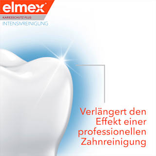 Zahnpasta Kariesschutz Plus, Intensivreinigung elmex