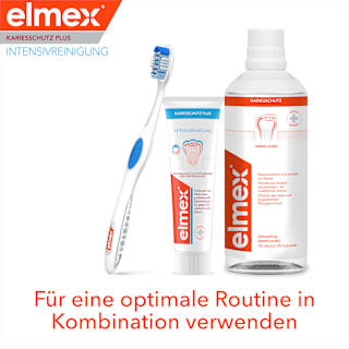Zahnpasta Kariesschutz Plus, Intensivreinigung elmex