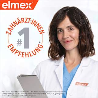 Zahnpasta Kinder Junior, 6-12 Jahren, Reisegröße elmex