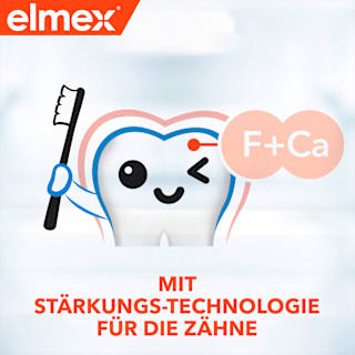 Zahnpasta Kinder Junior, 6-12 Jahren, Reisegröße elmex