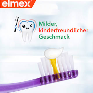 Zahnpasta Kinder Junior, 6-12 Jahren, Reisegröße elmex
