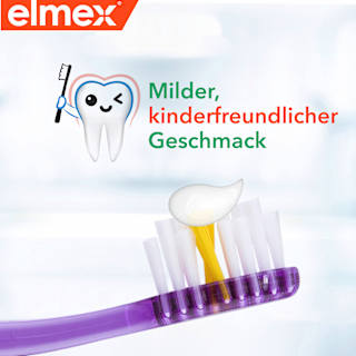 Zahnpasta Kinder Junior, 6-12 Jahren elmex