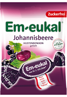 Bonbon, Johannisbeere, gefüllt, zuckerfrei Em-eukal