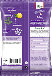 Bonbon, Salbei, zuckerfrei Em-eukal