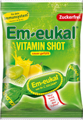 Bonbon, Vitamin Shot sauer, zuckerfrei Em-eukal