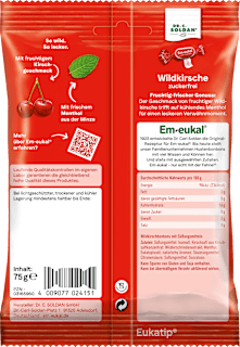 Bonbon, Wildkirsche, zuckerfrei Em-eukal