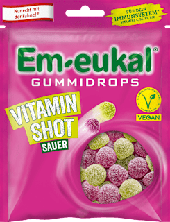 Gummidrops, Vitamin Shot Sauer Em-eukal