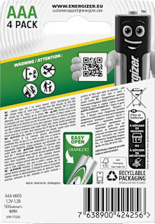 Ladegerät Accu Base Recharge Energizer