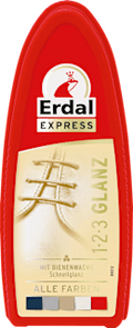 Schuhcreme Schuhschwamm Express 1-2-3 Glanz Farblos Erdal