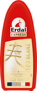 Schuhcreme Schuhschwamm Express 1-2-3 Glanz Farblos Erdal