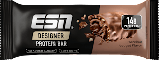 Proteinriegel Designer Bar, Hazelnut Nougat Geschmack ESN