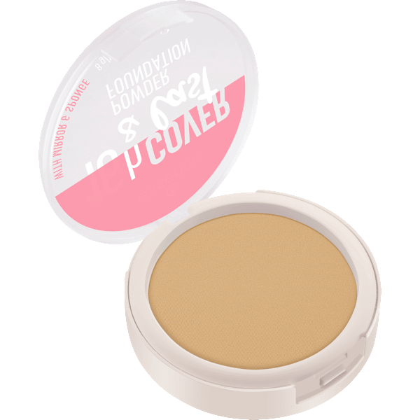 Foundation Make-Up 16h Cover & Last Powder 11 Honey Beige essence