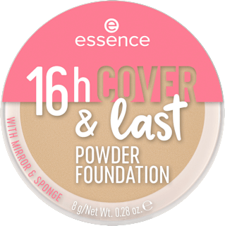 Foundation Make-Up 16h Cover & Last Powder 11 Honey Beige essence